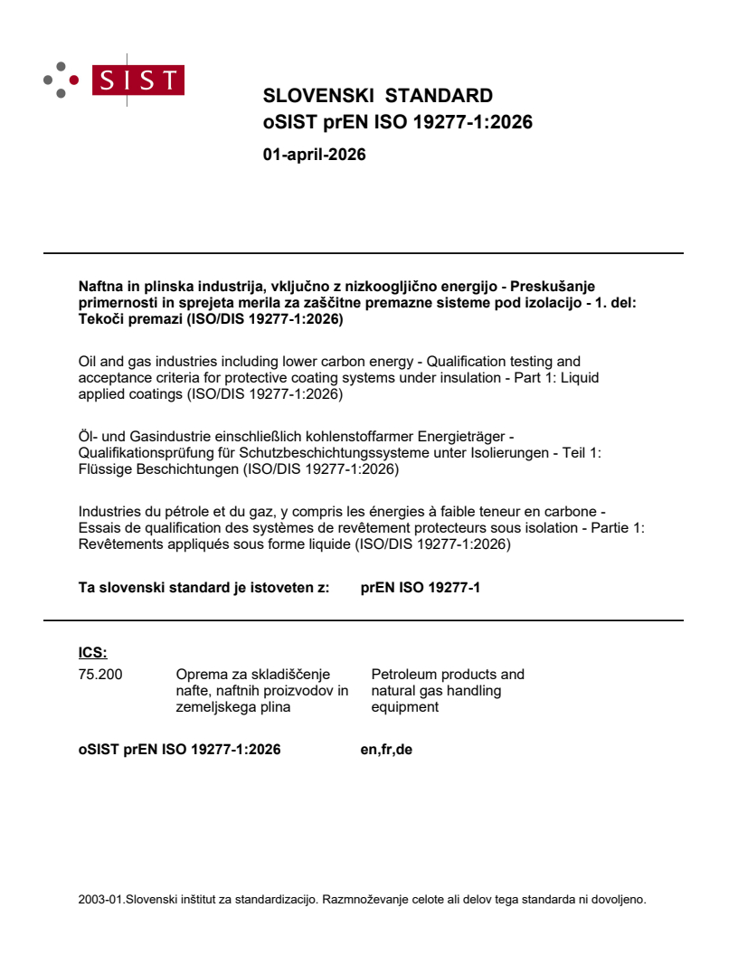 prEN ISO 19277-1 prEN ISO 19277-1:2026 - Page 1 preview