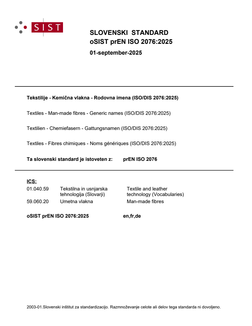 prEN ISO 2076:2025