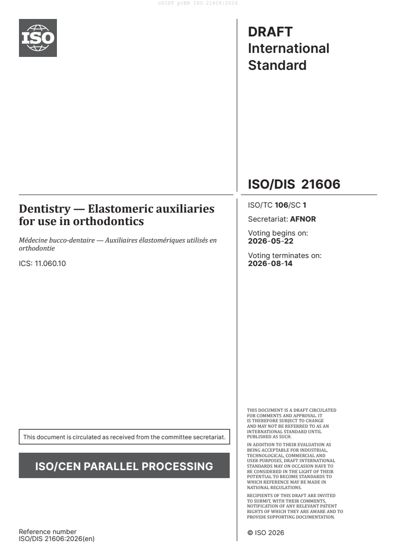 prEN ISO 21606 prEN ISO 21606:2026 - BARVE - Page 3 preview