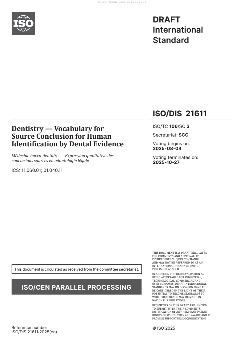 prEN ISO 21611:2025