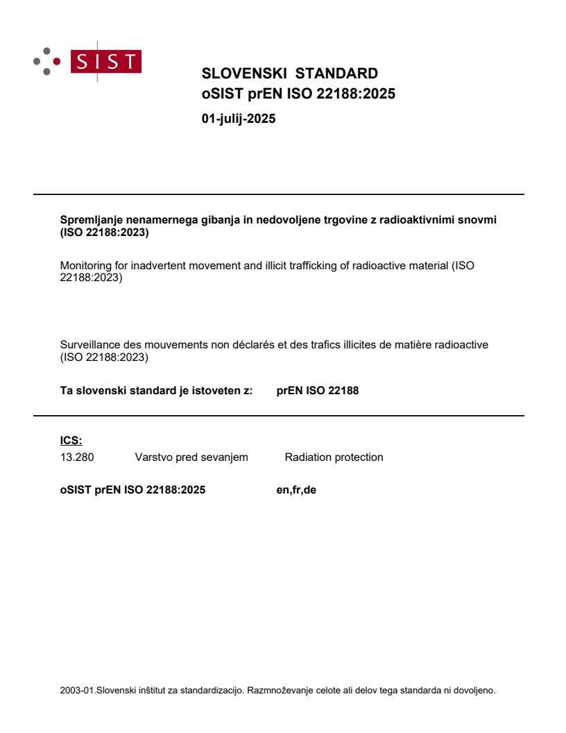 prEN ISO 22188:2025