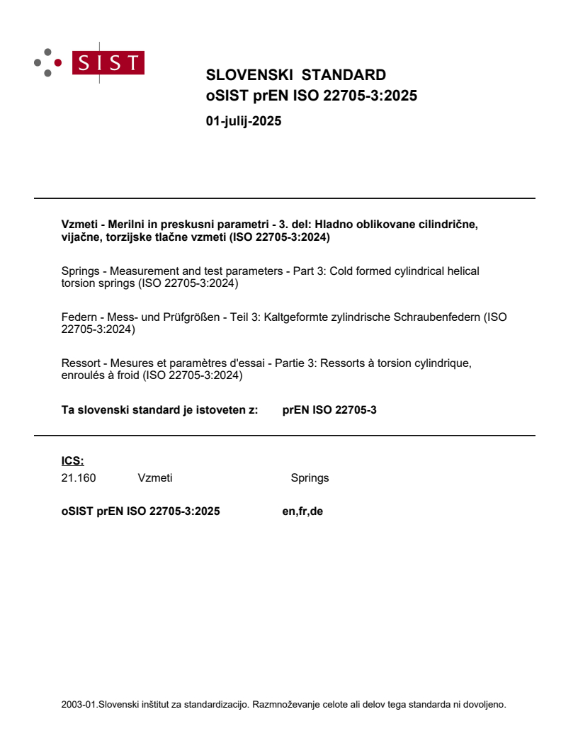 prEN ISO 22705-3:2025