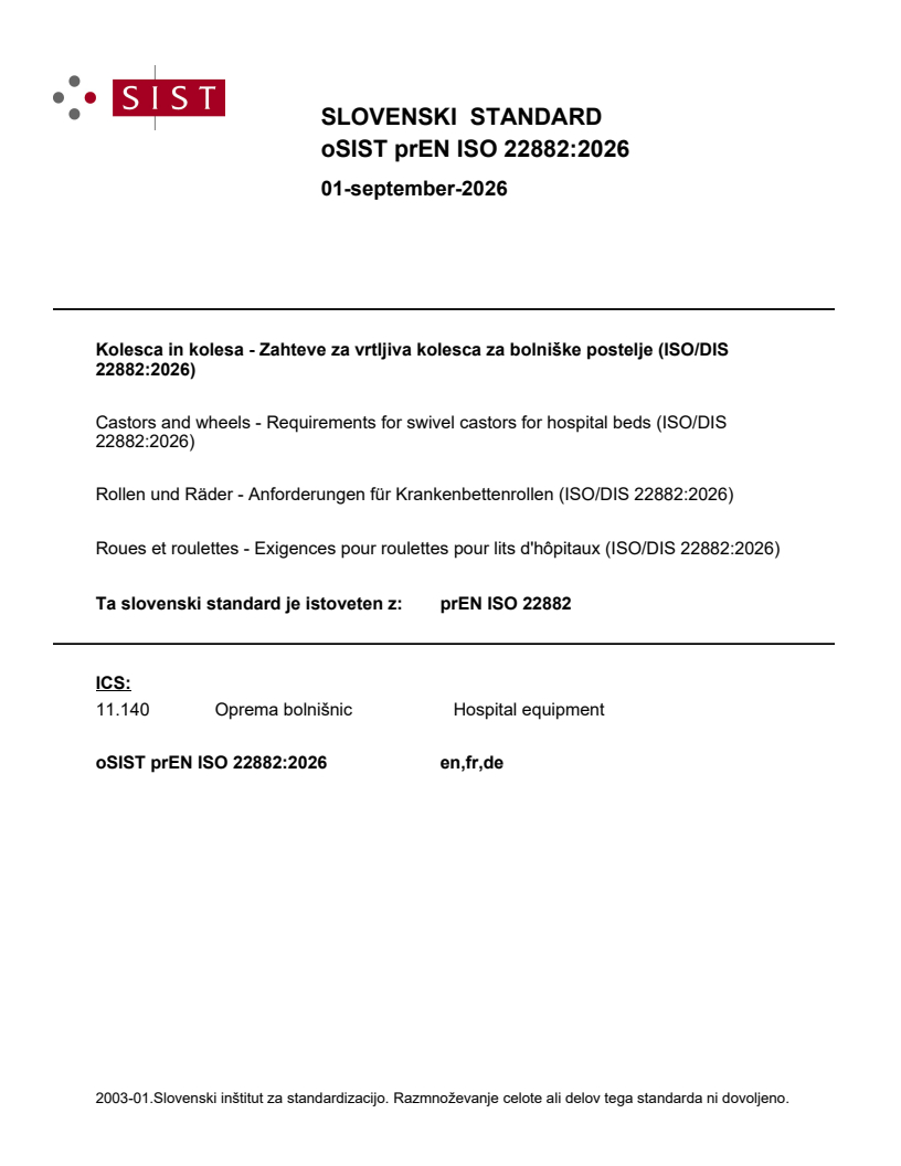 prEN ISO 22882 prEN ISO 22882:2026 - Page 1 preview