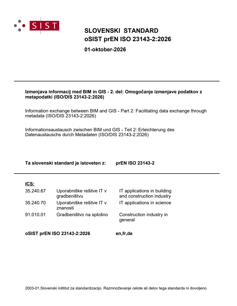 prEN ISO 23143-2 prEN ISO 23143-2:2026 - Page 1 preview