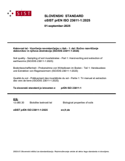 prEN ISO 23611-1:2025 - Page 1 preview