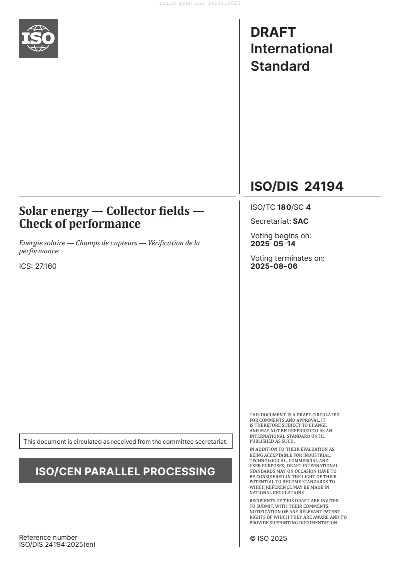 prEN ISO 24194:2025