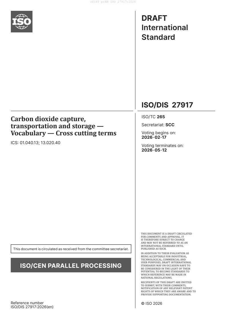 prEN ISO 27917 prEN ISO 27917:2026 - BARVE - Page 3 preview