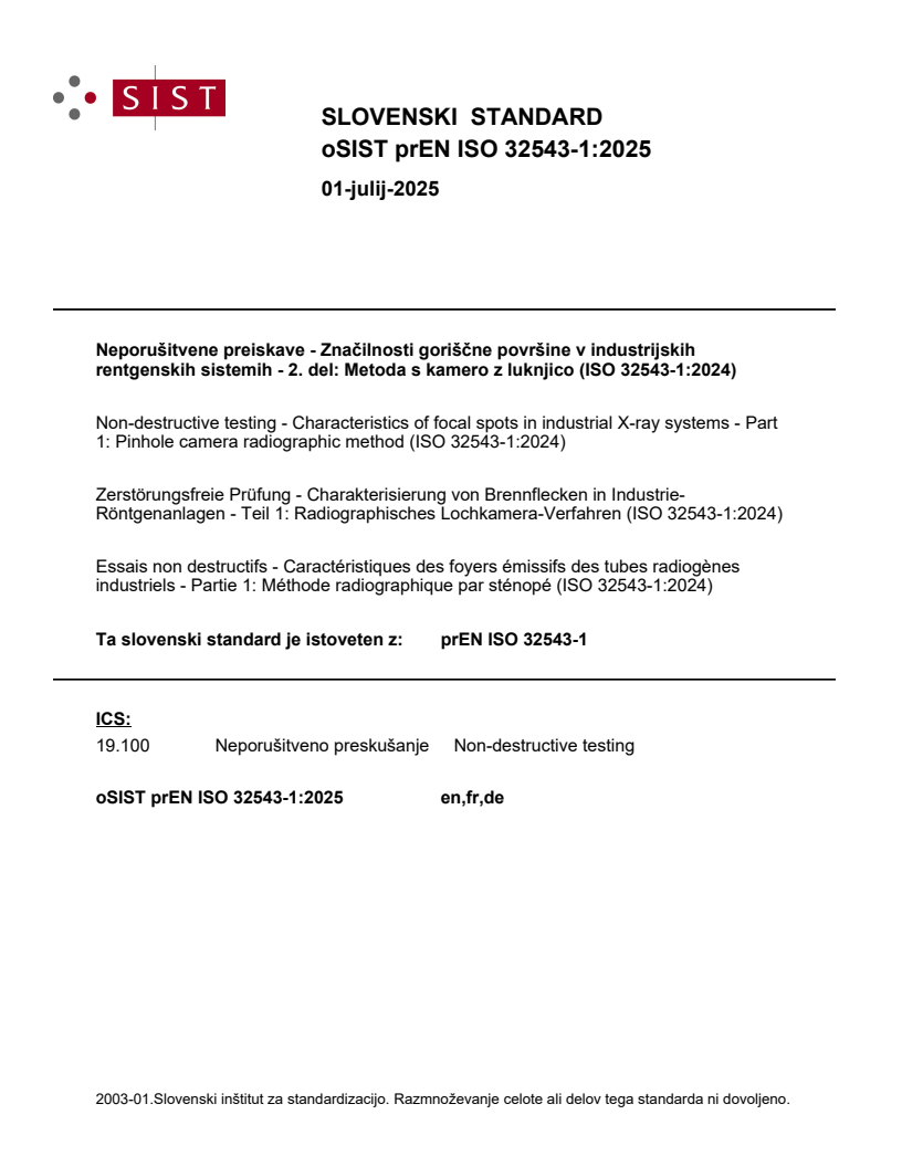 prEN ISO 32543-1:2025