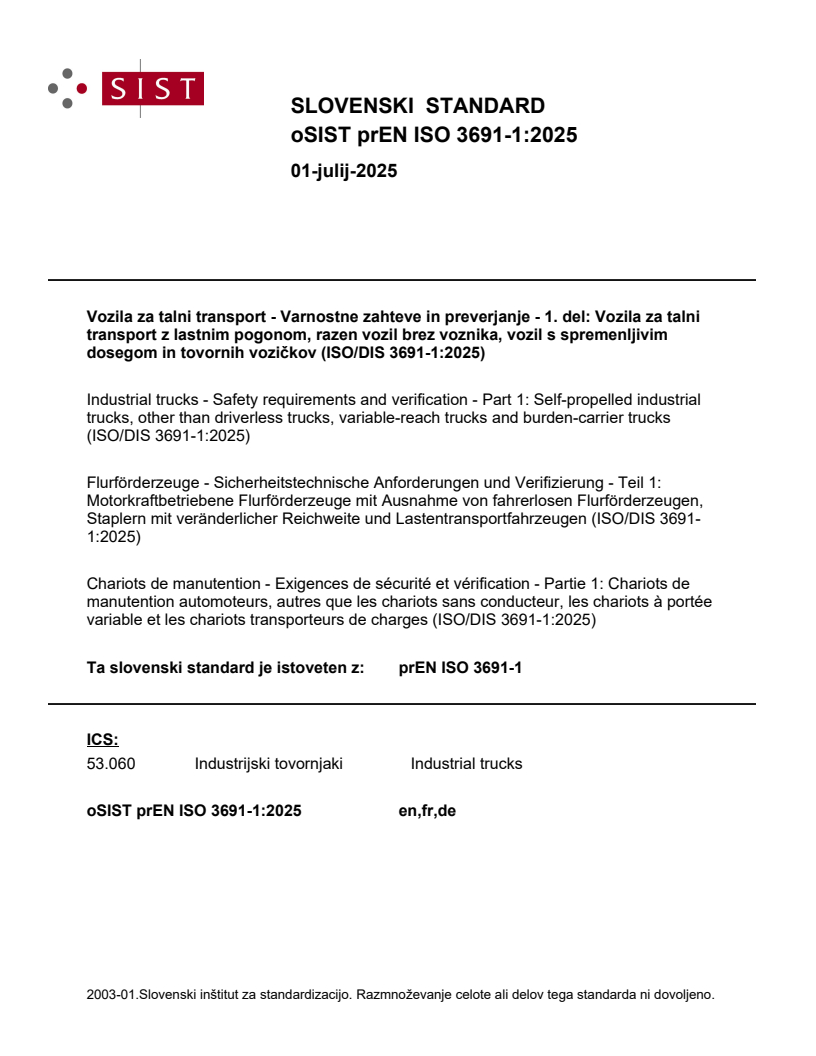 prEN ISO 3691-1:2025
