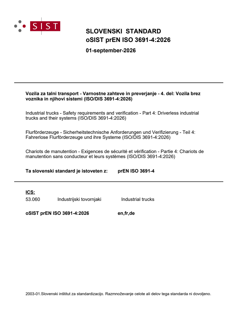 prEN ISO 3691-4 prEN ISO 3691-4:2026 - BARVE - Page 1 preview