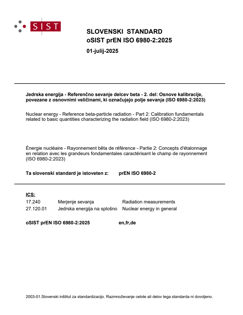 prEN ISO 6980-2:2025 - BARVE