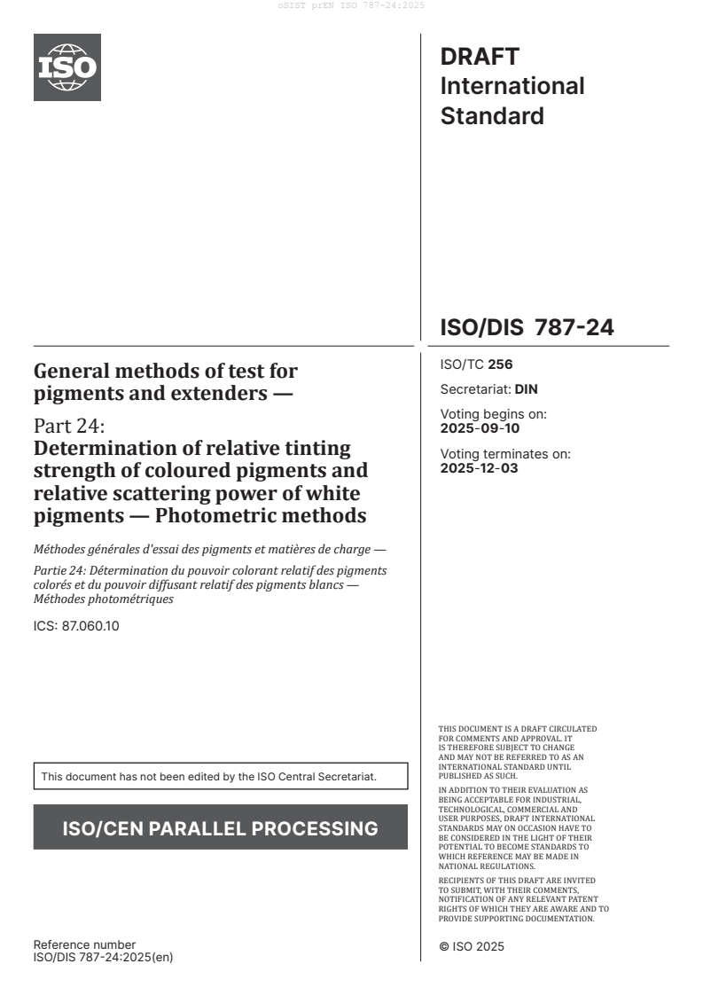 prEN ISO 787-24:2025