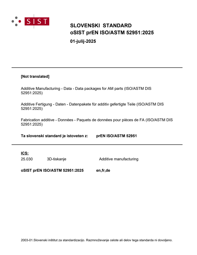 prEN ISO/ASTM 52951:2025