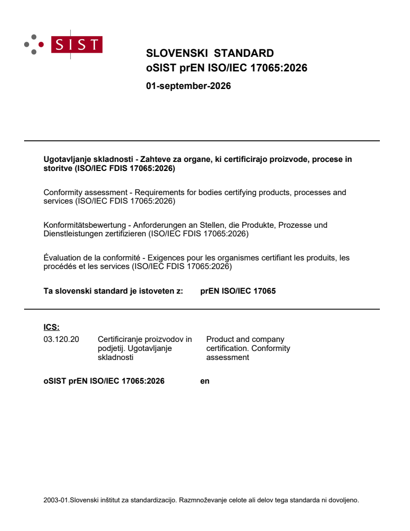 prEN ISO/IEC 17065 prEN ISO/IEC 17065:2026 - Page 1 preview
