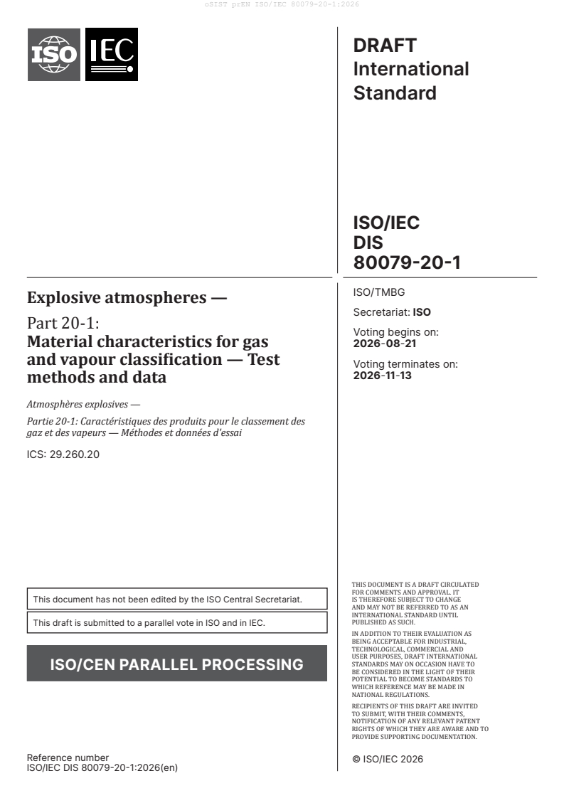 prEN ISO/IEC 80079-20-1 prEN ISO/IEC 80079-20-1:2026 - BARVE - Page 3 preview