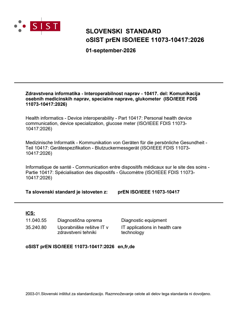 prEN ISO/IEEE 11073-10417 prEN ISO/IEEE 11073-10417:2026 - Page 1 preview