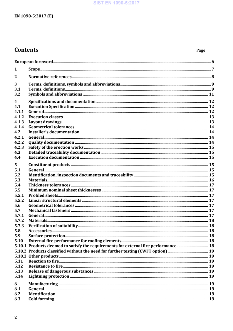 SIST EN 1090-5:2017 SIST EN 1090-5:2017 - BARVE - Page 4 preview