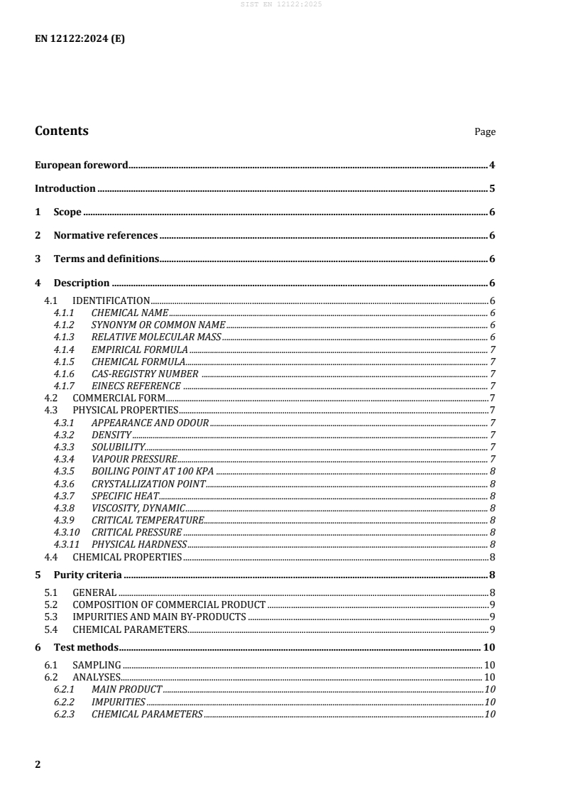EN 12122:2024 EN 12122:2025 - BARVE - Page 4 preview