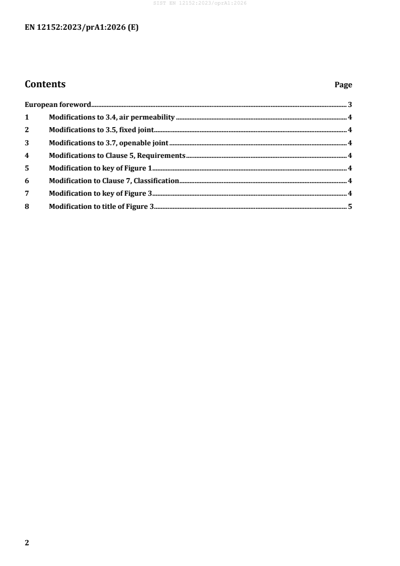 EN 12152:2023/prA1 EN 12152:2023/oprA1:2026 - Page 4 preview