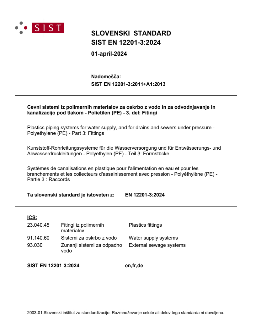 EN 12201-3:2024 EN 12201-3:2024 - Page 1 preview