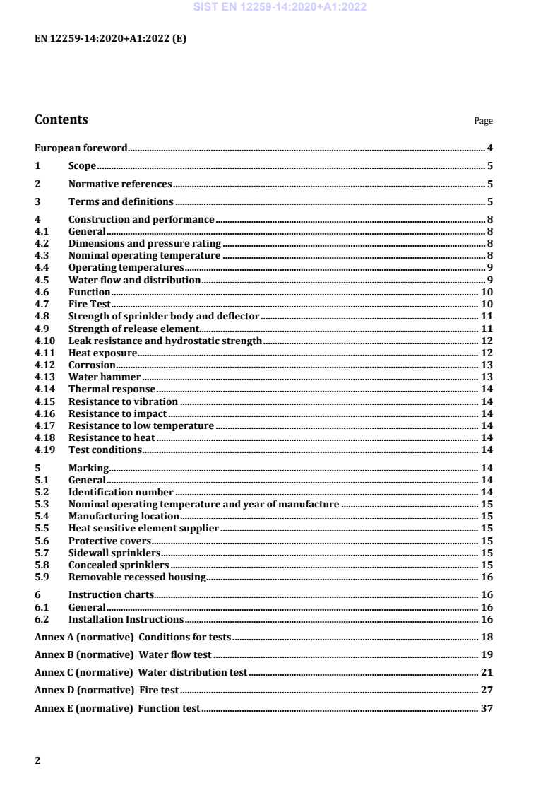 EN 12259-14:2020+A1:2022 EN 12259-14:2020+A1:2022 - Page 4 preview