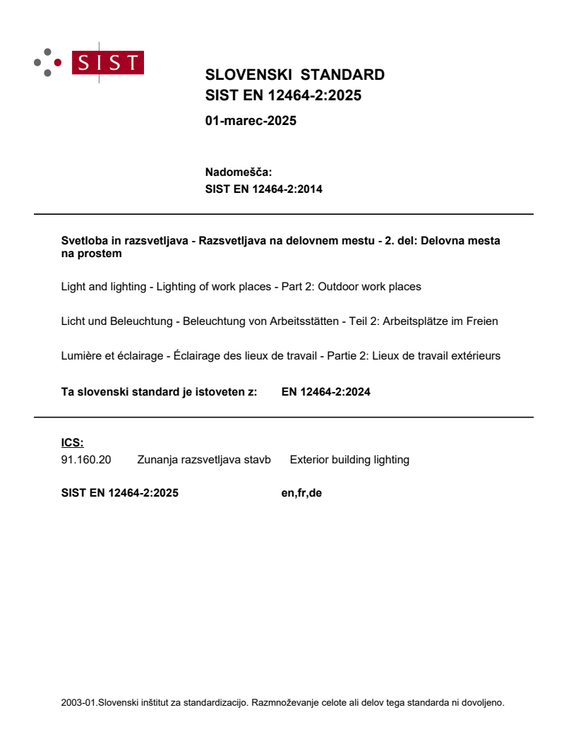 SIST EN 12464-2:2025 SIST EN 12464-2:2025 - Page 1 preview