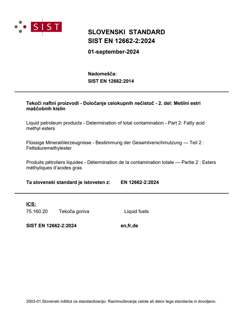 EN 12662-2:2024 EN 12662-2:2024 - Page 1 preview