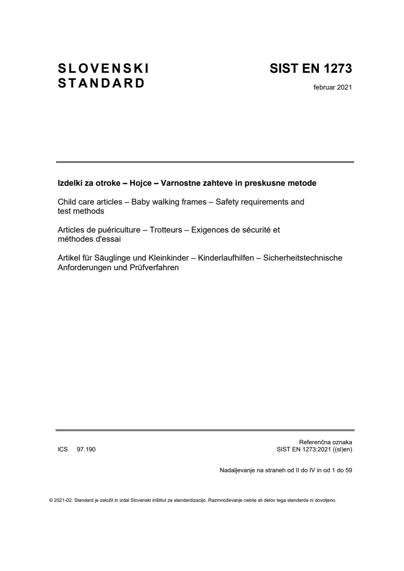 EN 1273:2020 EN 1273:2021 - BARVE - Page 1 preview