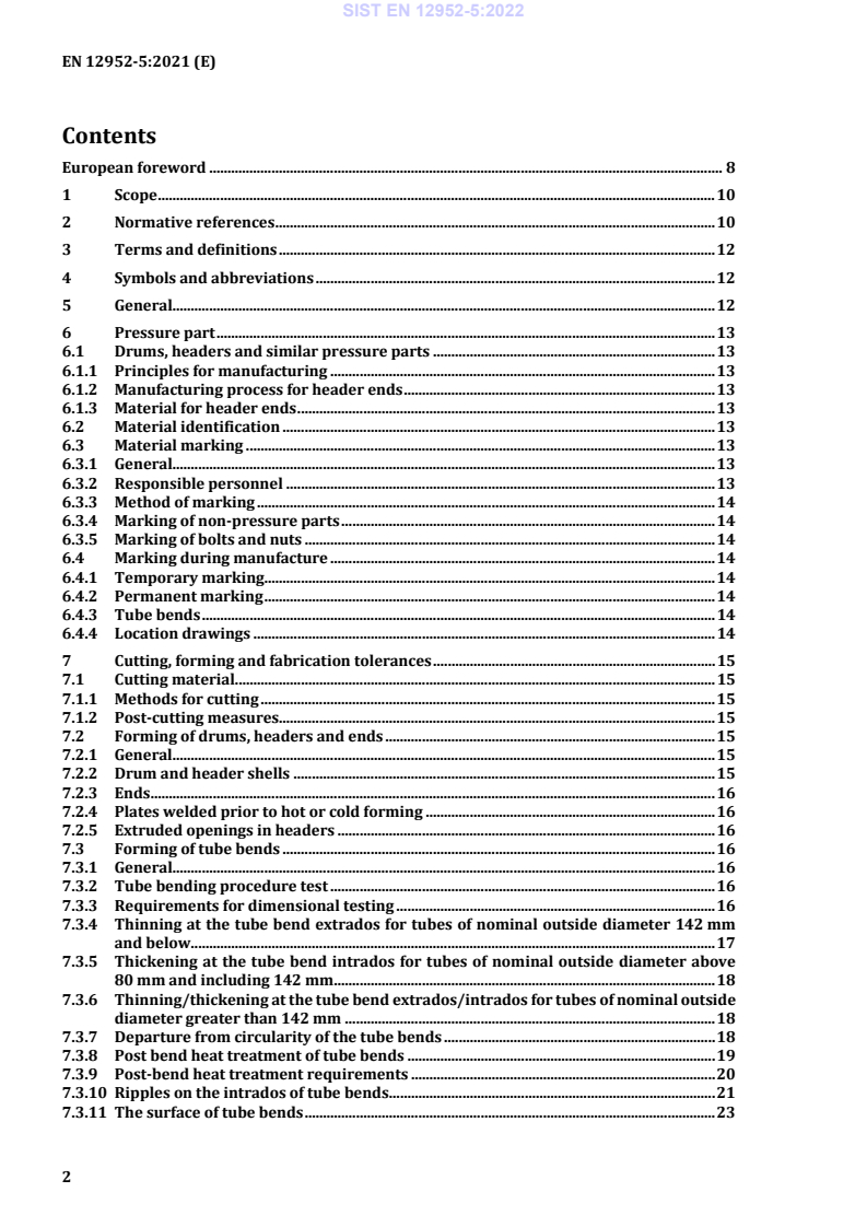 EN 12952-5:2021 EN 12952-5:2022 - Page 4 preview
