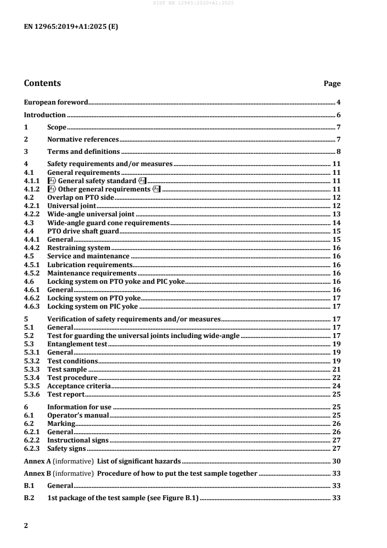 EN 12965:2019+A1:2025 EN 12965:2020+A1:2025 - BARVE - Page 4 preview