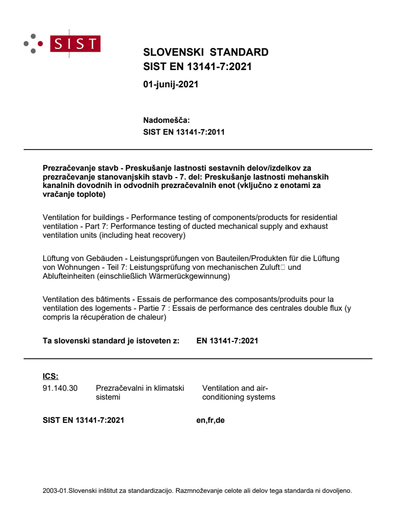 EN 13141-7:2021 EN 13141-7:2021 - BARVE - Page 1 preview