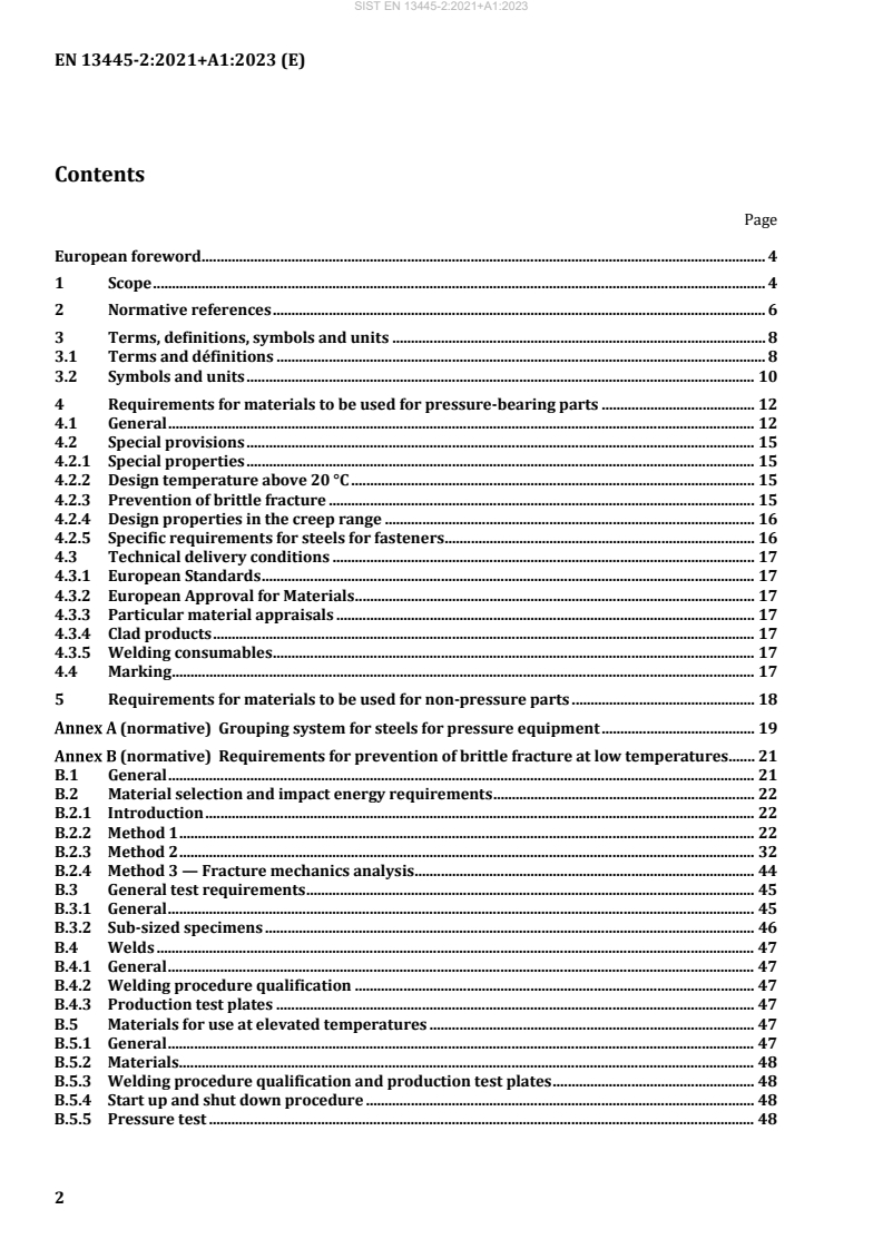 EN 13445-2:2021+A1:2023 EN 13445-2:2021+A1:2023 - Page 4 preview