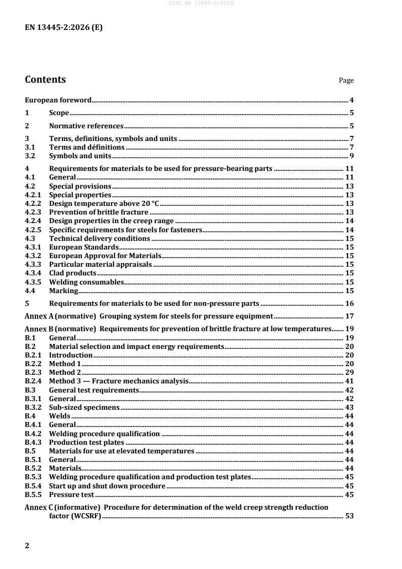 SIST EN 13445-2:2026 SIST EN 13445-2:2026 - Page 4 preview