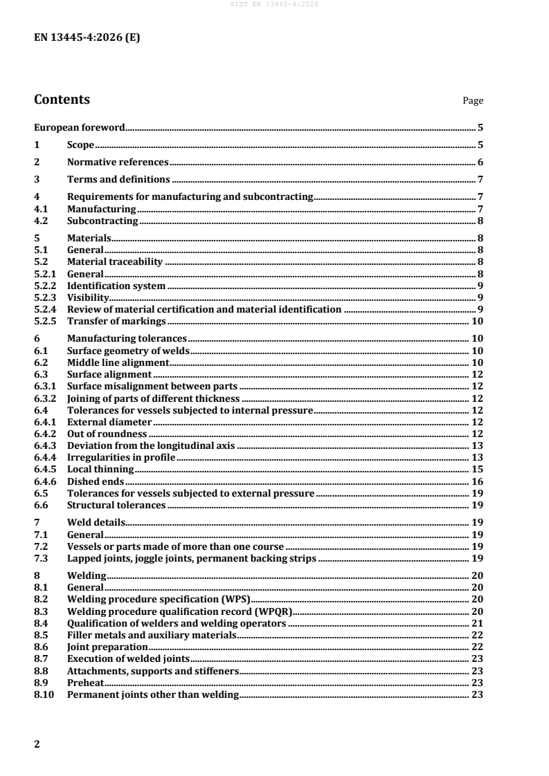 SIST EN 13445-4:2026 SIST EN 13445-4:2026 - Page 4 preview
