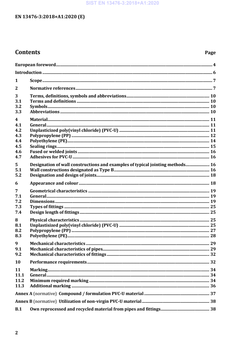 EN 13476-3:2018+A1:2020 EN 13476-3:2018+A1:2020 - Page 4 preview