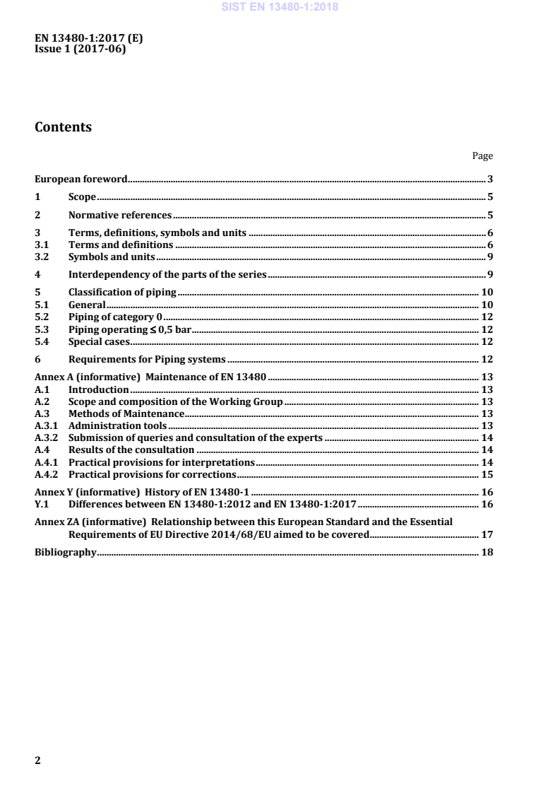 EN 13480-1:2017 EN 13480-1:2018 - Page 4 preview