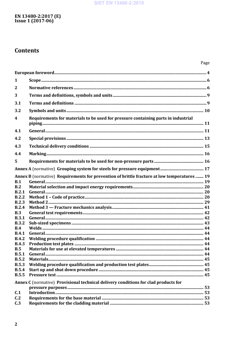 EN 13480-2:2017 EN 13480-2:2018 - Page 4 preview