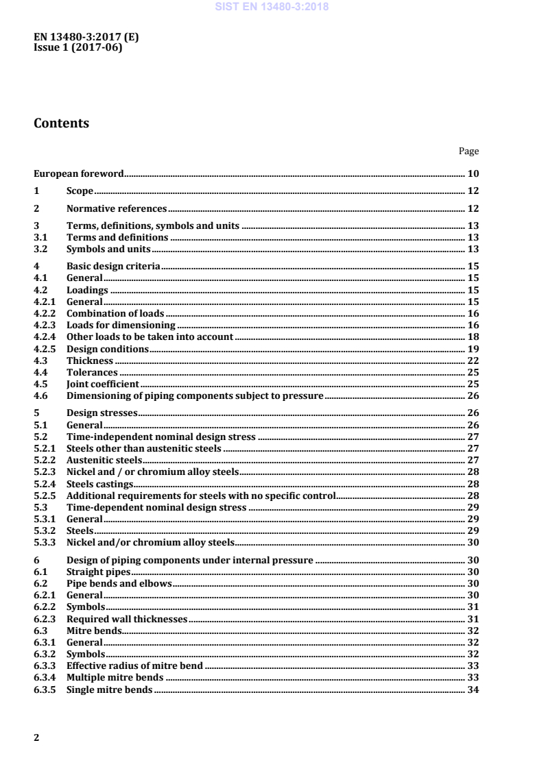 EN 13480-3:2017 EN 13480-3:2018 - Page 4 preview