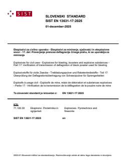 SIST EN 13631-17:2025 - Page 1 preview