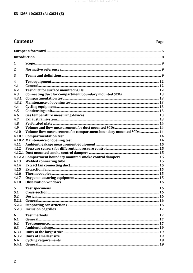 EN 1366-10:2022+A1:2024 EN 1366-10:2022+A1:2024 - Page 4 preview