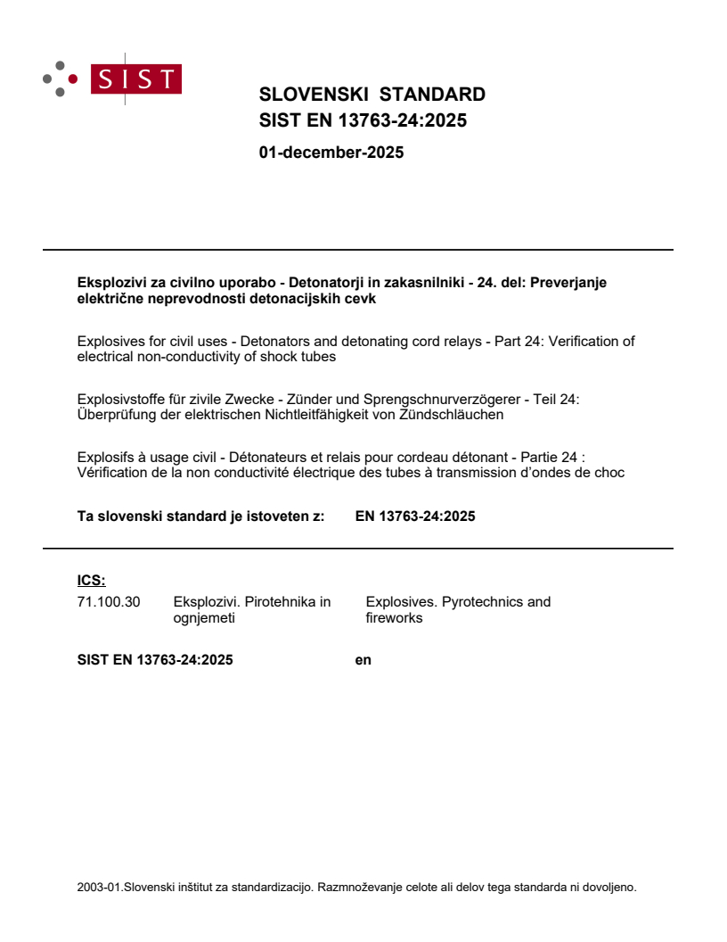 SIST EN 13763-24:2025