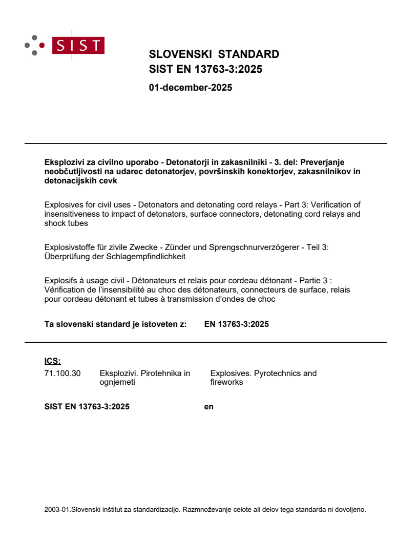 SIST EN 13763-3:2025 SIST EN 13763-3:2025