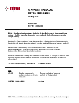 SIST EN 13806-3:2025 SIST EN 13806-3:2025 - Page 1 preview