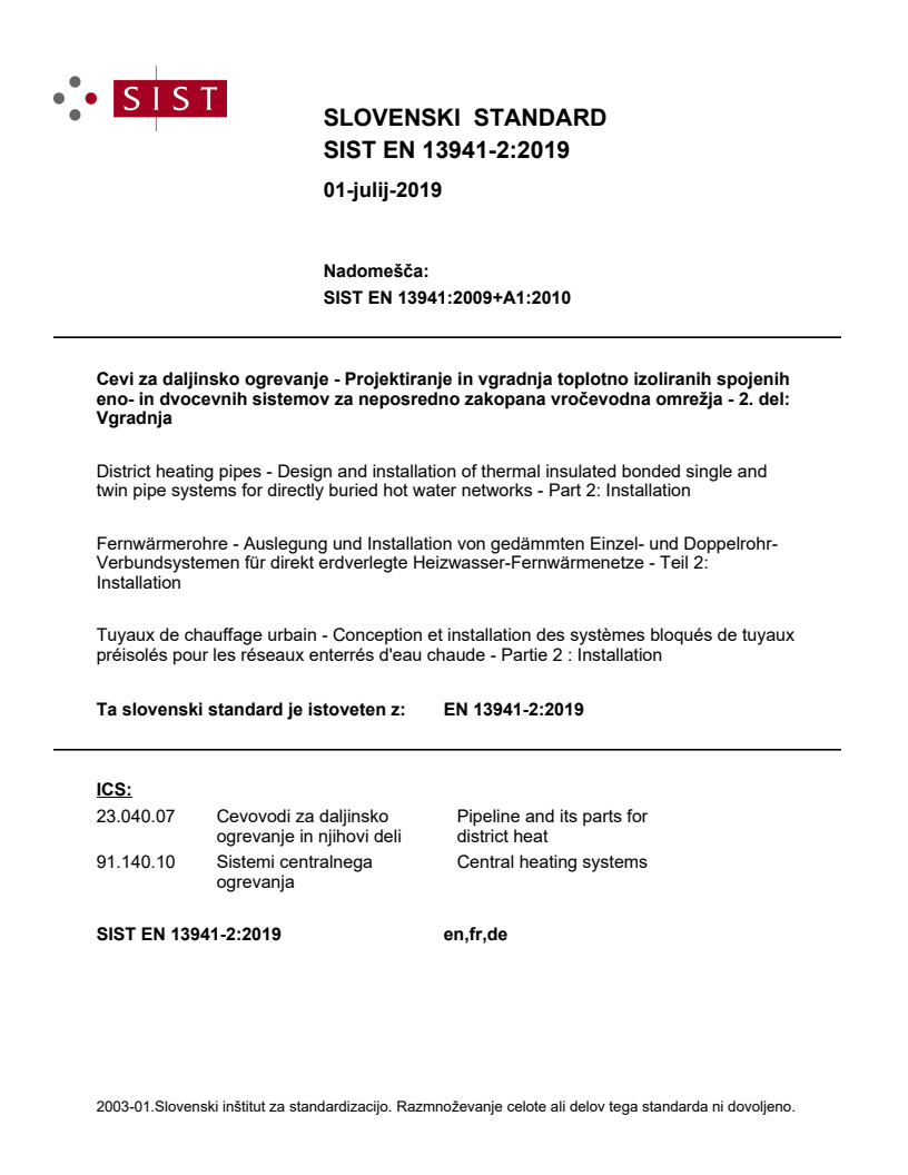 EN 13941-2:2019 EN 13941-2:2019 - Page 1 preview
