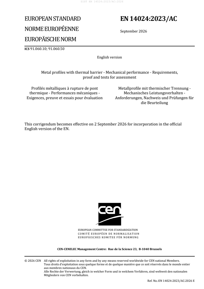 SIST EN 14024:2023/AC:2026 SIST EN 14024:2023/AC:2026 - Page 3 preview