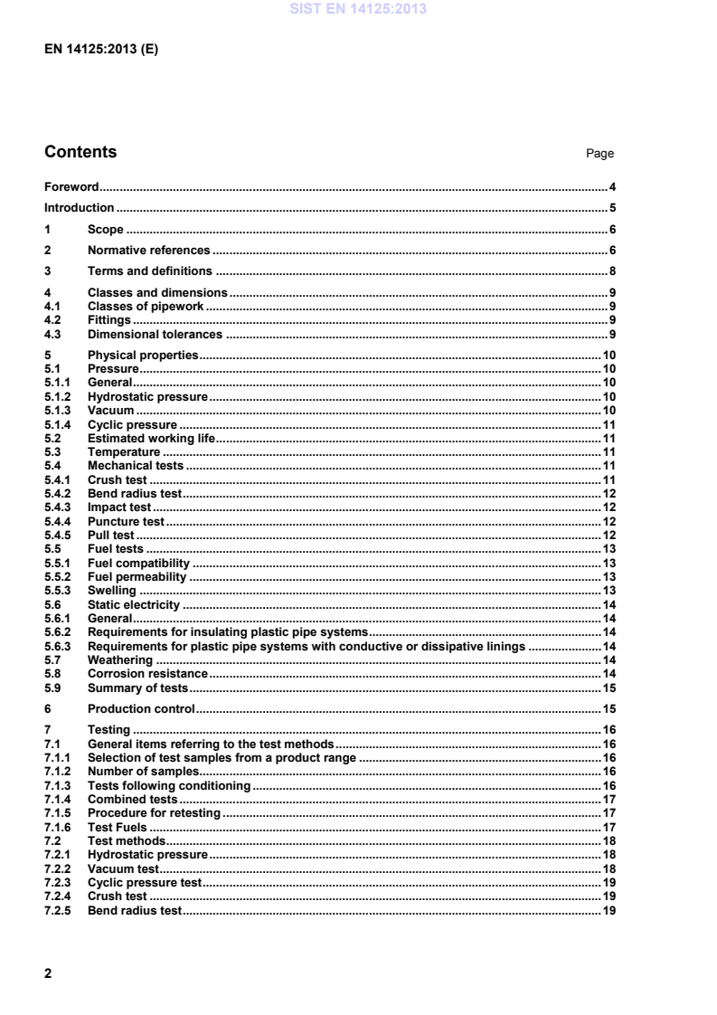 EN 14125:2013 EN 14125:2013 - Page 4 preview