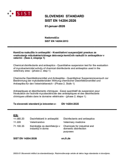 SIST EN 14204:2026 SIST EN 14204:2026 - Page 1 preview