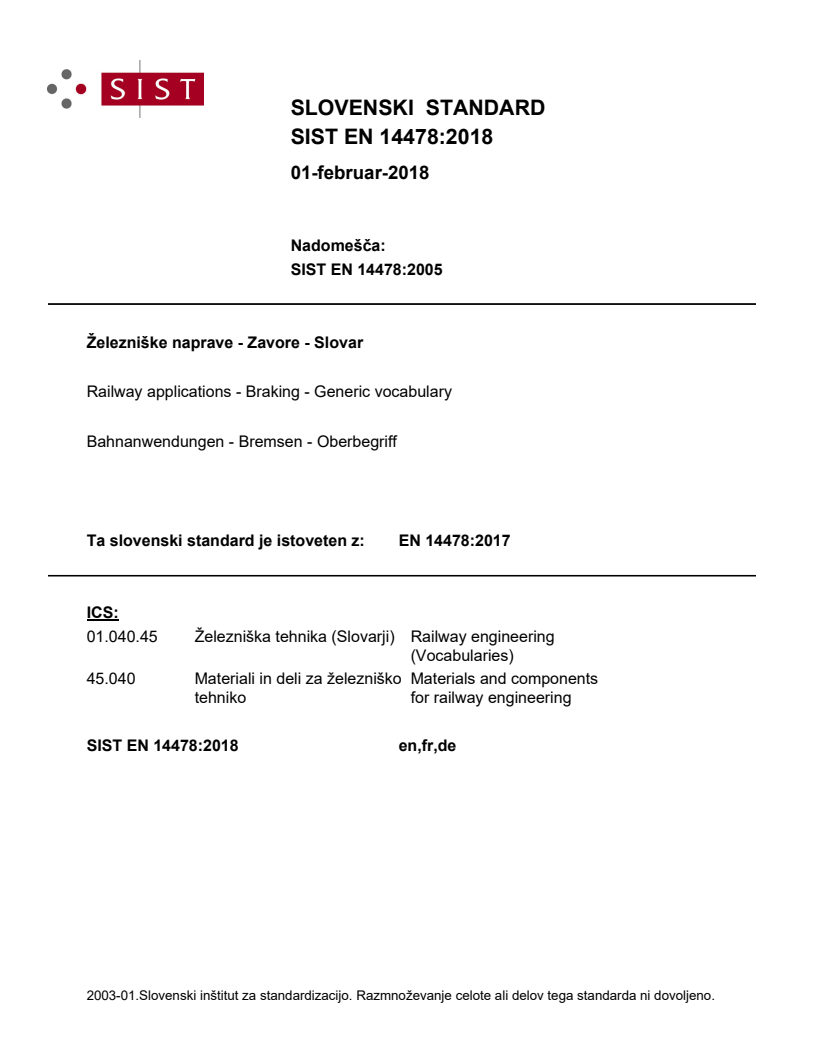 EN 14478:2017 EN 14478:2018 - Page 1 preview