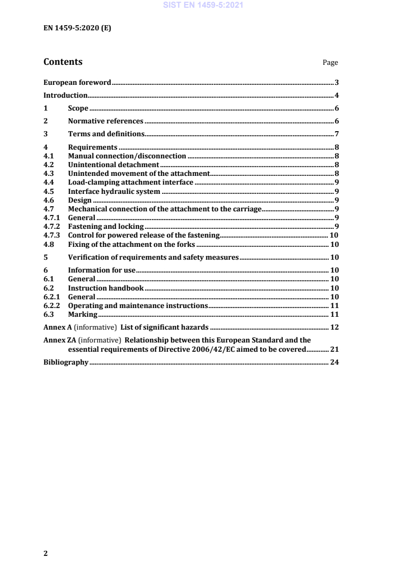 EN 1459-5:2020 EN 1459-5:2021 - Page 4 preview