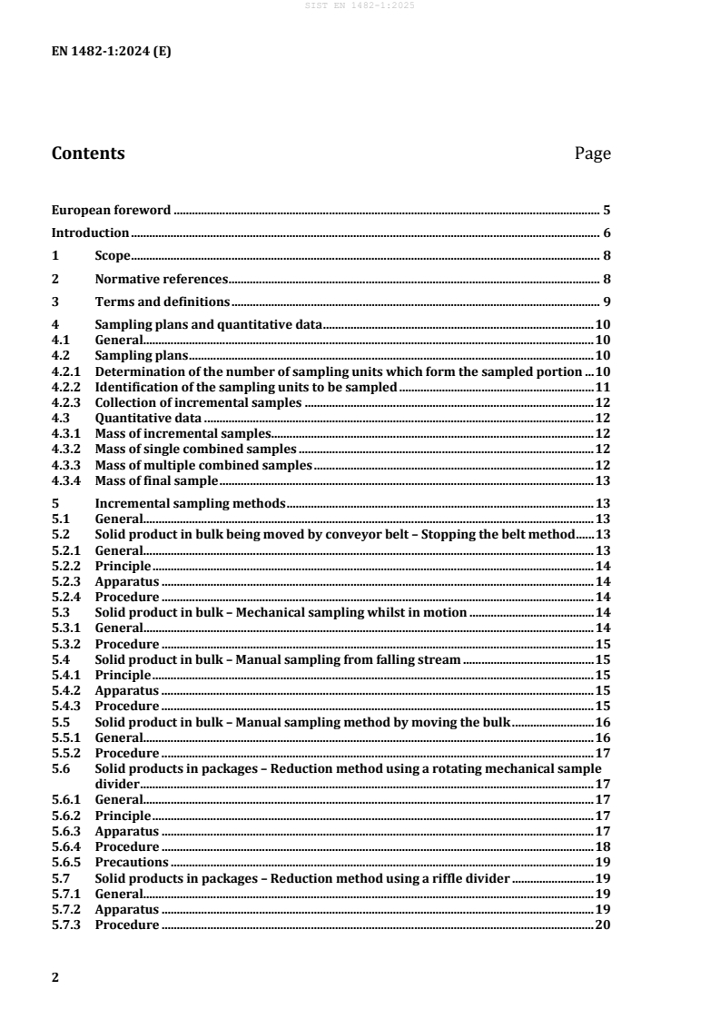 EN 1482-1:2024 EN 1482-1:2025 - Page 4 preview